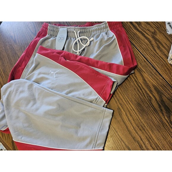 Air Jordan 20th Anniversary 05 Y2K Jogger Polyester Pants Men's XXL NWT Red Grey
